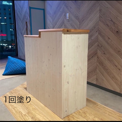 幅150✖︎高さ100✖︎奥行き50センチ レジカウンター 受付カウンター