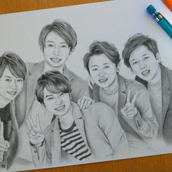 鉛筆画のオーダー承ります！(人物のみ) 絵画 実幸 通販 7634669
