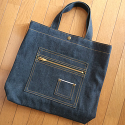 【新品未使用】RRL セルビッチ　デニム　トートバッグ　A4 e289155a7d716c18397bd3258c6eea