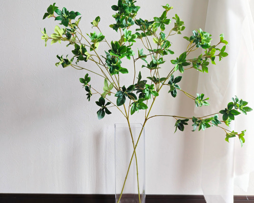 【送料無料】男前インテリア　植物　ハンドメイド　インダストリアル　6023 お洒落グリーンの枝物 フェイクグリーン ドウダンツツジ観葉植物 男前