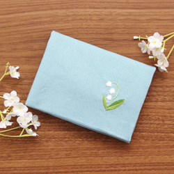 アップリケみたいな巾着ポーチ うさぎ 手刺繍 巾着袋 Himirolis 通販