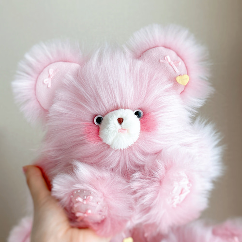 チェリーほっぺ 熊・猫のぬいぐるみ ぬいぐるみ Proomy 