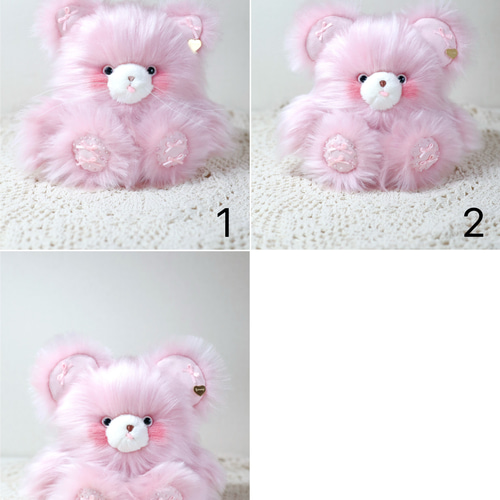 チェリーほっぺ 熊・猫のぬいぐるみ ぬいぐるみ Proomy 