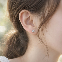 シャンパンゴールド ゴールド 花びら ピアス イヤリング ピアス