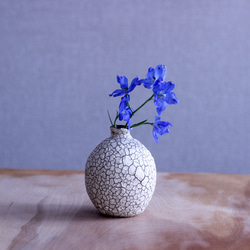 ユニークで丸みも可愛いらしい…かぼちゃ型の花器 一輪挿し・花瓶・花器