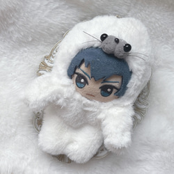 ぬい服 10cm にじぱぺっと しろくま ハンドメイド 白 その他