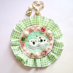 ゴールデンレトリバーの刺繍ブローチ ブローチ 水越商店 通販 16049489