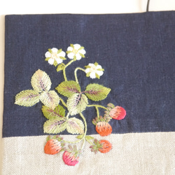 M様オーダー品【手刺繍】ティーマット、コースターのセット ランチョン