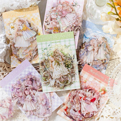 海外作家 五宝文創 樱花点点 マスキングテープ PET テープ 桜 花