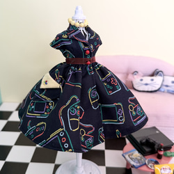 ギンガムチェック タイトドレス 50s リカちゃん その他人形 H's made