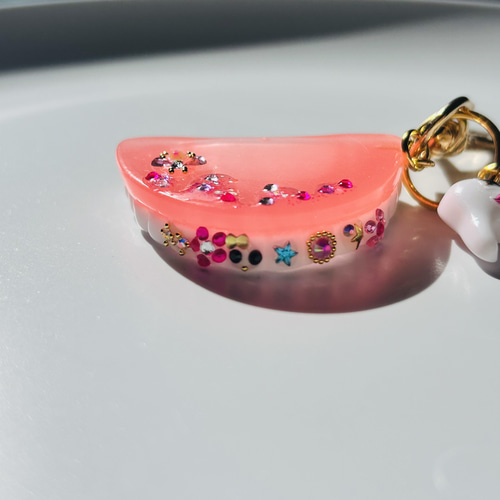 歯 入れ歯 ティースジュエリー キーホルダー カラフル チャーム