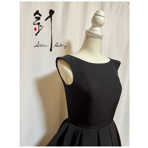 黒留袖リメイク Vバックドレス <ボレロ付き> ワンピース 工房 針