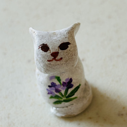 短い尻尾のストロベリーキャンドルねこ」花言葉「約束」「胸に灯を