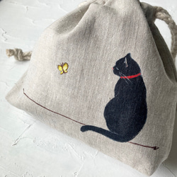 猫（ねこ） 巾着袋 のおすすめ人気通販｜Creema(クリーマ