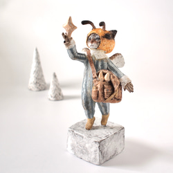 石粉粘土作品「The Bear and the Samurai」 立体・オブジェ マーク
