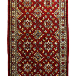 121×83cm【アフガニスタン手織り絨毯 カールモハメディ】ペルシャ絨毯