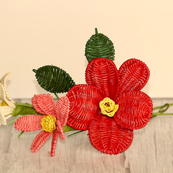 花（ハンドメイド、籐） 籐（ラタン）編み アートフラワー のおすすめ人気通販｜Creema