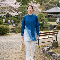 藍染め チュニック のおすすめ人気通販｜Creema(クリーマ