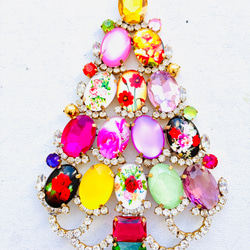 チェコガラス ビンテージ クリスマスツリー ヴィンテージ チェコ