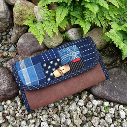 藍染め 長財布 のおすすめ人気通販｜Creema(クリーマ) ハンドメイド