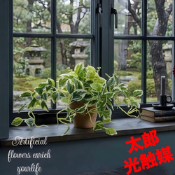 光触媒 人工観葉植物 ウォールグリーン フェイクグリーン ライムポトス