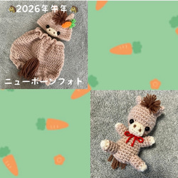 2026年午年♡馬の編みぐるみ♡干支に置物 あみぐるみ そのちゃん 通販