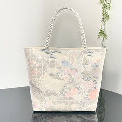 帯リメイクバッグ 桜さくら Mサイズ 和装バッグ 帯バッグ トートバッグ