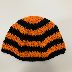 新品未使用】ハンドメイド ニット帽 りんご帽子 年中使える綿100 帽子