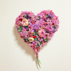 Happy Mother’s Day ハートリース　30cm ピンク Happy Mother's Day ハートリース 30cm ピンク リース