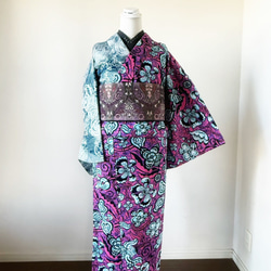 先行販売】アフリカン・ろうけつ染 浴衣/着物＊全て一点モノ・国内手縫