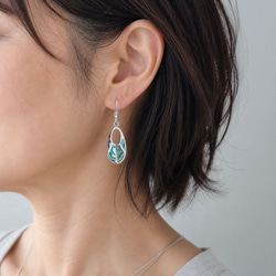 K18 Hollow Triple Hoop Earrings 中空3連フープピアス ピアス（フープ