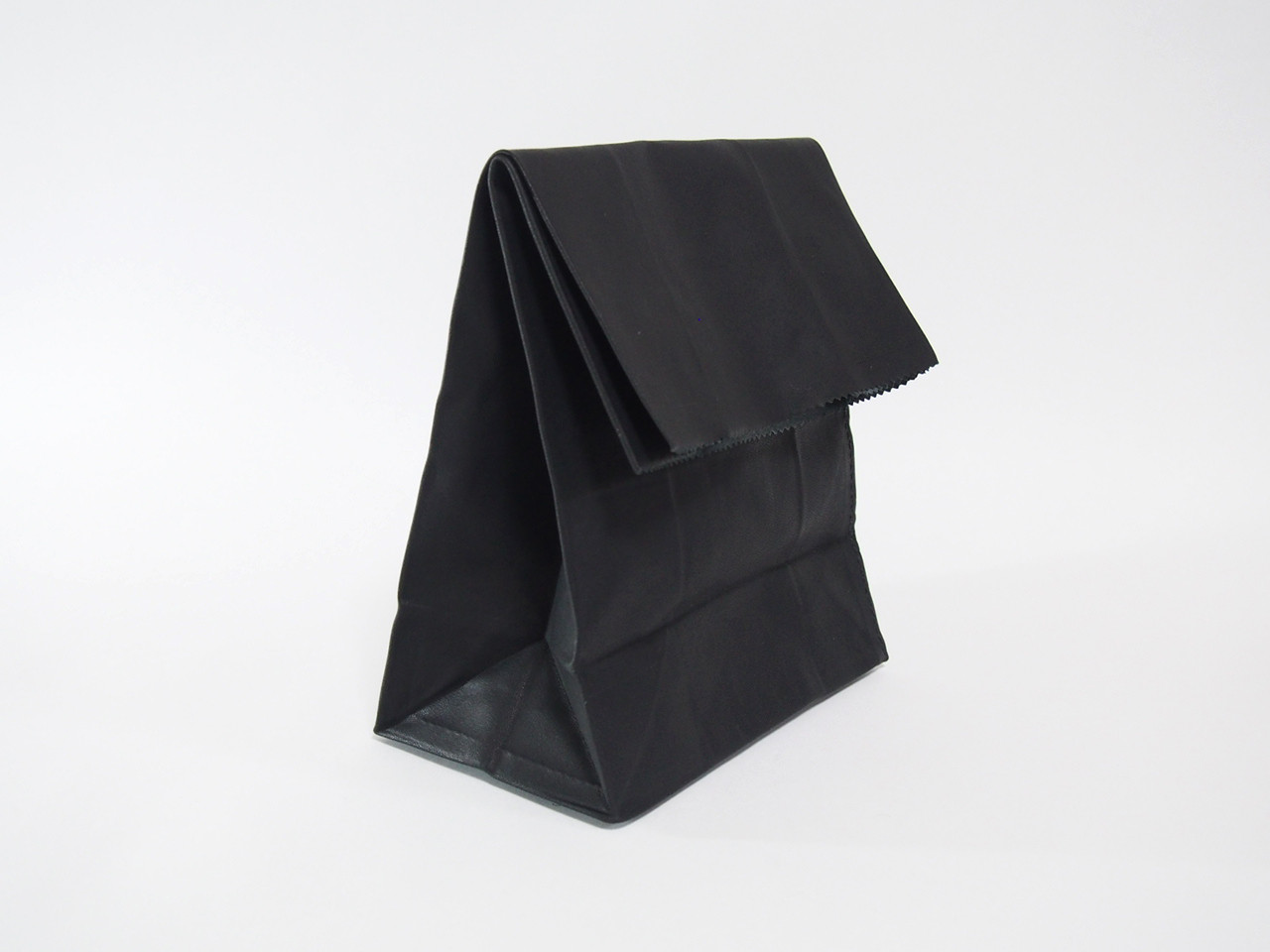 Craftシリーズ　革の紙袋 M　クロ