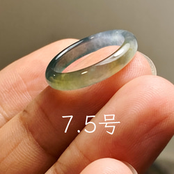 L13-33 ピンキーリング 氷糯種 深緑 1.5号 グアテマラ産 A貨 本翡翠