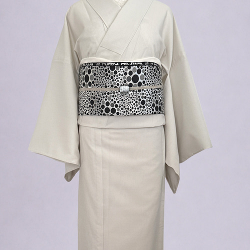着物 単衣 【白鼠】夏 浴衣 無地 セオα(セオ・アルファ) 即納品 Lサイズ 着物 単衣 【白鼠】夏 浴衣 無地 セオα(セオ・アルファ) 着物 閃光舎
