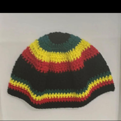 新品未使用】ハンドメイド ニット帽 りんご帽子 年中使える綿100 帽子