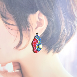 デザイン ピアス・イヤリング ペイント 2枚目の画像
