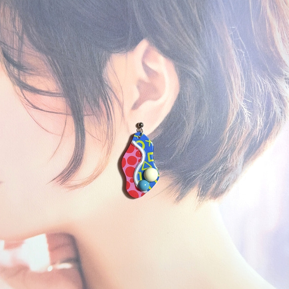 デザイン ピアス・イヤリング ペイント 2枚目の画像