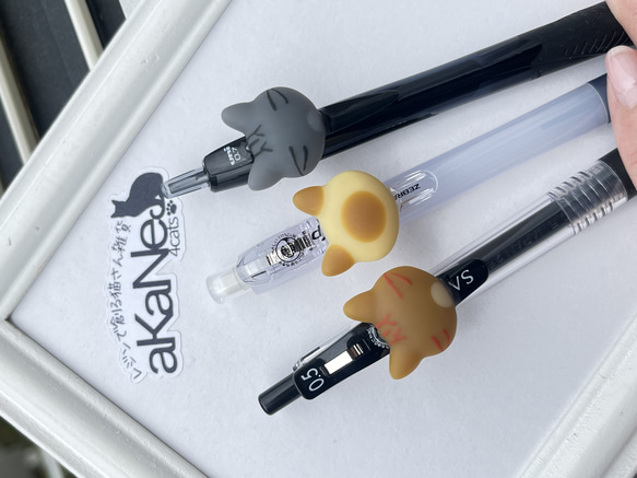 にゃんこボールペン&シャープペンシル 2枚目の画像