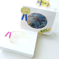 SOL OUT『紫陽花マジカルレボリューション』天然石水晶オーラ＆カラークラック水晶コイルブレスレット　 6枚目の画像