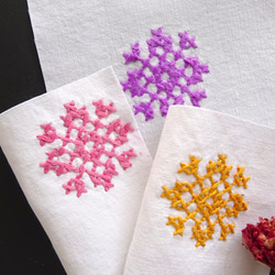 フランス アンティーク 花刺繍 レース 付け襟 創作品 素材 刺繍 ボビン