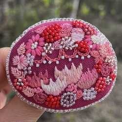 ビーズ刺繍 ブローチ 花 のおすすめ人気通販 検索結果｜Creema
