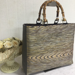 ハンドメイド・リメイク・帯・デニム・カバン・トートバッグ・外