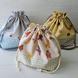 くま柄　お弁当袋♡ handmade 熊（クマ） 弁当袋 のおすすめ人気通販｜Creema(クリーマ