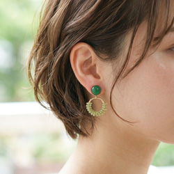 ペリドット イヤリング・ノンホールピアス の人気通販｜Creema