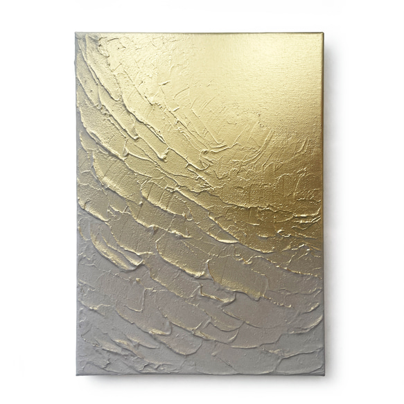 【高級感】現代アート 大型　パネル 金箔 立体テクスチャ モダン　インテリア 金の海の立体絵画 テクスチャ―アート 絵画 現代アート 抽象画 壁掛け