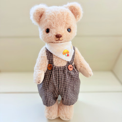 トイプードル ぬいぐるみ 犬 シルバー モヘア テディベア プードル