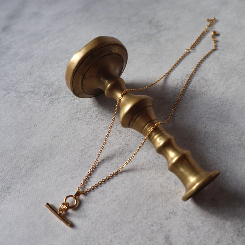 サージカルステンレス 】マンテルデザインチェーンネックレス｜ GOLD
