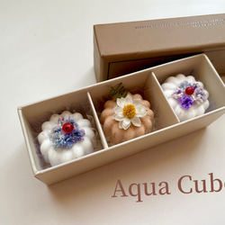 アロマストーン （花模様） ディフューザー・アロマポット aqua cube