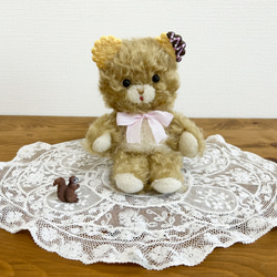 腹ペコくまのるころちゃんのぬいぐるみ（チョコレート） ぬいぐるみ