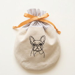 刺繍 巾着袋 のおすすめ人気通販｜Creema(クリーマ) ハンドメイド